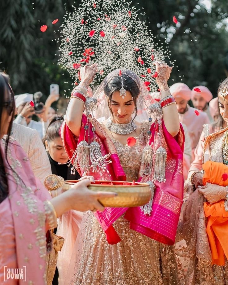 Sacred Rice Tossing Tradition